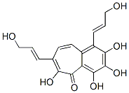 2,3,4,6-Tetrahydroxy-1,7-bis[(e)-3-hydroxy-1-propenyl]-5h-benzocyclohepten-5-one Structure,53948-12-2Structure