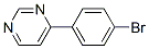 Pyrimidine, 4-(4-bromophenyl)- (9ci) Structure,53975-33-0Structure