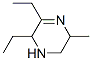 Pyrazine,2,3-diethyl-1,2,5,6-tetrahydro-5-methyl- Structure,539826-79-4Structure