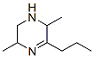 Pyrazine,1,2,5,6-tetrahydro-2,5-dimethyl-3-propyl- Structure,539826-81-8Structure