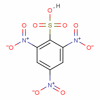 2,4,6-三硝基苯磺酸鈉結(jié)構(gòu)式_5400-70-4結(jié)構(gòu)式