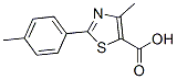 4-Methyl-2-(4-methylphenyl)-1,3-thiazole-5-carboxylic acid Structure,54001-13-7Structure