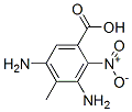 2-Nitro-3,5-diamino-4-methyl-benzoic acid Structure,54002-36-7Structure