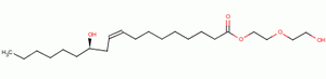 Diethylene glycol monoricinoleate Structure,5401-17-2Structure