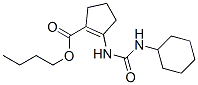 1-Cyclohexyl-3-(2-butoxycarbonylcyclopent-1-enyl)urea Structure,54010-15-0Structure