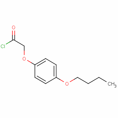 (4-Butoxyphenoxy)acetyl chloride Structure,54022-77-4Structure