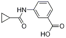 3-[(Cyclopropylcarbonyl)amino]benzoic acid Structure,54057-68-0Structure