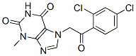 1H-purine-2,6-dione,7-[2-(2,4-dichlorophenyl)-2-oxoethyl ]-3,7-dihydro-3-methyl- Structure,540772-07-4Structure