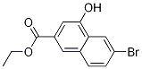 6-Bromo-4-hydroxy-2-naphthalenecarboxylic acid ethyl ester Structure,540779-29-1Structure