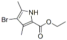 Ethyl 4-bromo-3,5-dimethyl-1H-pyrrole-2-carboxylate Structure,5408-07-1Structure