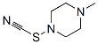 Piperazine,1-methyl-4-thiocyanato-(9ci) Structure,54147-49-8Structure