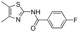 Benzamide,n-(4,5-dimethyl-2-thiazolyl)-4-fluoro-(9ci) Structure,541526-79-8Structure