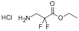 Ethyl 2,2-difluoro-3-aminopropanoate hydrochloride Structure,541547-37-9Structure