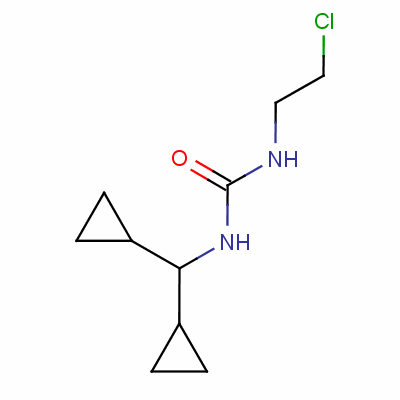 1-(2-Chloroethyl)-3-(dicyclopropylmethyl)urea Structure,54187-03-0Structure