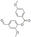 4-Methoxy-benzoic acid 4-formyl-2-methoxy-phenyl ester Structure,5420-38-2Structure