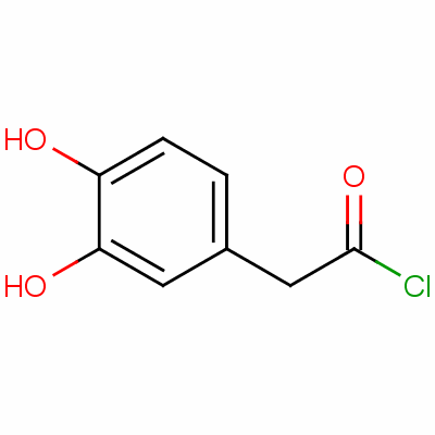 (3,4-Dihydroxyphenyl)acetyl chloride Structure,54234-59-2Structure