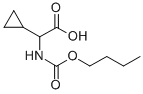 Butoxycarbonylaminocyclopropylacetic acid Structure,54256-41-6Structure