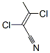 (E)-2,3-二氯-2-丁烯腈結(jié)構(gòu)式_54269-63-5結(jié)構(gòu)式