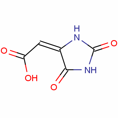 Acetic acid,2-(2,5-dioxo-4-imidazolidinylidene)- Structure,5427-28-1Structure