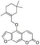 4-[(2,5,5-Trimethyl-1-cyclohexen-1-yl)methoxy]-7h-furo[3,2-g][1]benzopyran-7-one Structure,54278-75-0Structure