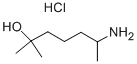 6-Amino-2-methyl-2-heptanolhydrochloride Structure,543-15-7Structure