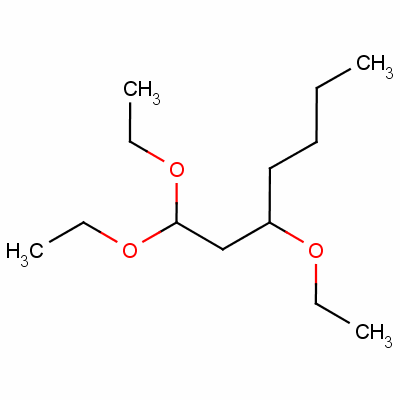 1,1,3-三乙氧基庚烷結(jié)構(gòu)式_54305-97-4結(jié)構(gòu)式