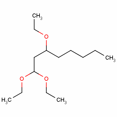 1,1,3-三乙氧基辛烷結(jié)構(gòu)式_54305-98-5結(jié)構(gòu)式