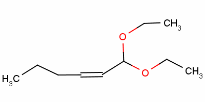 Trans-2-hexen-1-al diethyl acetal Structure,54306-00-2Structure