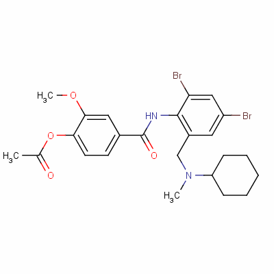 Brovanexine Structure,54340-61-3Structure