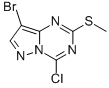 8-Bromo-4-chloro-2-(methylthio)pyrazolo[1,5-a][1,3,5]triazine Structure,54346-33-7Structure