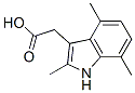 2,4,7-三甲基吲哚乙酸結(jié)構(gòu)式_5435-43-8結(jié)構(gòu)式