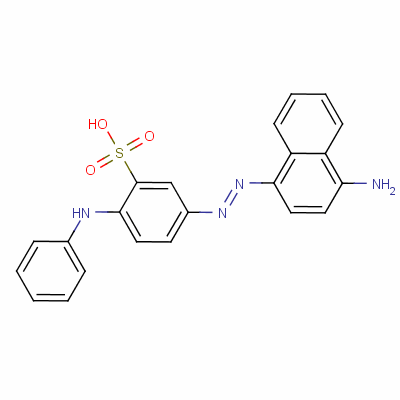 5-[(4-Amino-1-naphthyl)azo]-2-anilinobenzenesulphonic acid Structure,54363-79-0Structure