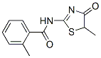 Benzamide,n-(4,5-dihydro-5-methyl-4-oxo-2-thiazolyl)-2-methyl-(9ci) Structure,543696-70-4Structure