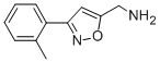 (3-O-tolyl-isoxazol-5-yl)methylamine Structure,543713-37-7Structure