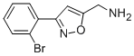 [3-(2-Bromophenyl)isoxazol-5-yl]methylamine Structure,543713-38-8Structure