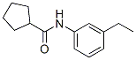 Cyclopentanecarboxamide,n-(3-ethylphenyl)-(9ci) Structure,543722-82-3Structure