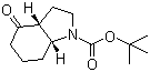 (3Ar,7ar)-rel-octahydro-4-oxo-1h-indole-1-carboxylic acid tert-butyl ester Structure,543910-25-4Structure