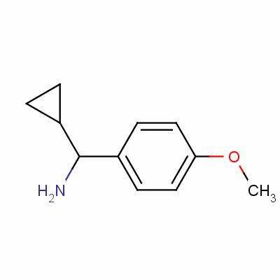 Cyclopropyl-(4-methoxyphenyl)methanamine Structure,54398-65-1Structure