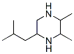 2,3-Dimethyl-5-(2-methylpropyl)piperazine Structure,54410-91-2Structure