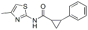 Cyclopropanecarboxamide,n-(4-methyl-2-thiazolyl)-2-phenyl-(9ci) Structure,544426-84-8Structure