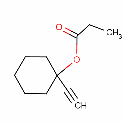 Cyclohexanol,1-ethynyl-, 1-propanoate Structure,5445-76-1Structure