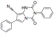 1,2,3,4-Tetrahydro-2,4-dioxo-3,7-diphenylpyrrolo[1,2-a]-1,3,5-triazine-8-carbonitrile Structure,54450-44-1Structure