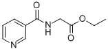 (Pyridine-3-carbonyl)-amino-acetic acid ethyl ester Structure,54466-74-9Structure