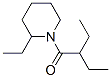 Piperidine,2-ethyl-1-(2-ethyl-1-oxobutyl)-(9ci) Structure,544662-03-5Structure