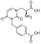 (As)-alpha-氨基-3-[(4-羧基苯基)甲基]-3,4-二氫-2,4-二氧代-1(2H)-嘧啶丙酸結(jié)構(gòu)式_544697-47-4結(jié)構(gòu)式