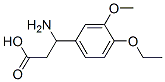 3-Amino-3-(4-ethoxy-3-methoxyphenyl)propanoic acid Structure,54503-18-3Structure