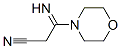 Morpholine,4-(2-cyano-1-iminoethyl)-(9ci) Structure,54503-98-9Structure