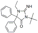 3-(1,1-Dimethylethyl)-1-ethyl-2-imino-5,5-diphenyl-4-imidazolidinone Structure,54508-08-6Structure