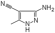 5-Amino-4-cyano-3-methylpyrazole Structure,5453-07-6Structure