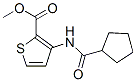 2-Thiophenecarboxylicacid,3-[(cyclopentylcarbonyl)amino]-,methylester Structure,545341-42-2Structure